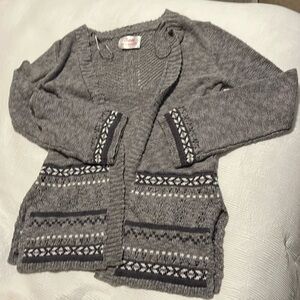 Justice sweater cardigan size 12